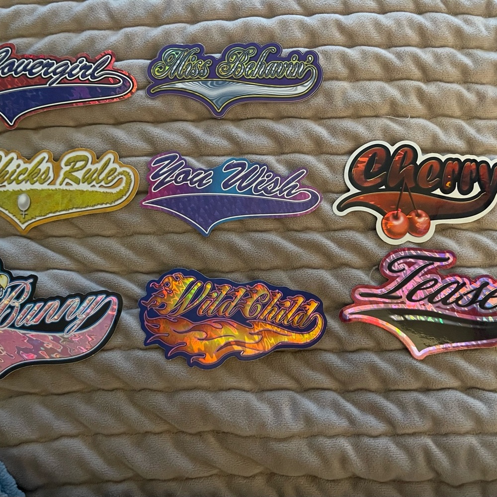 Vending machine stickers